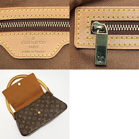  LOUIS VUITTON ルイヴィトン モノグラム ミニルーピング M51147 ブラウン ハンドバッグ レディース ゴールド金具