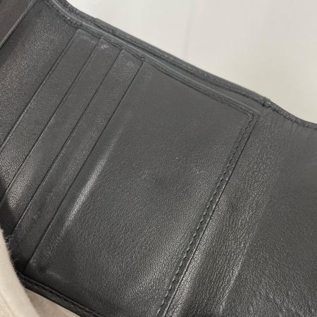  Christian Dior クリスチャンディオール 三つ折り財布 レディース カナージュ 02.LU.1008 ブラック