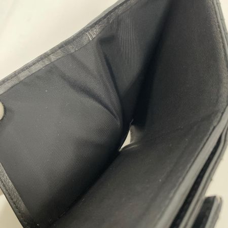  Christian Dior クリスチャンディオール 三つ折り財布 レディース カナージュ 02.LU.1008 ブラック