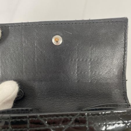 Christian Dior クリスチャンディオール 三つ折り財布 レディース カナージュ 02.LU.1008 ブラック