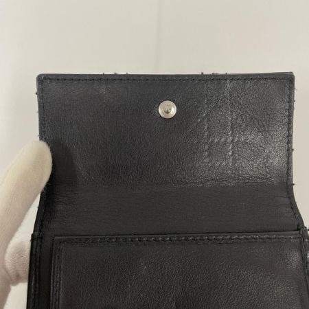  Christian Dior クリスチャンディオール 三つ折り財布 レディース カナージュ 02.LU.1008 ブラック