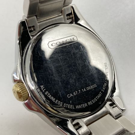  COACH コーチ シェル文字盤 レディース クォーツ 腕時計 CA.67.7.14.0680S 本体のみ