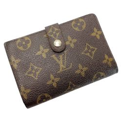 ☆☆ LOUIS VUITTON ルイヴィトン モノグラム  ポルトフォイユ ヴィエノワ M61674 2つ折り財布 レザー レディース ゴールド金具 Cランク