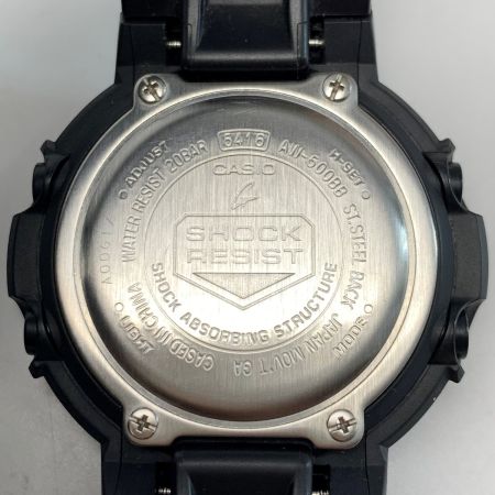  CASIO カシオ G-SHOCK クォーツ ラバー デジアナウォッチ AW-500BB-1EJF ブラック 腕時計 メンズ