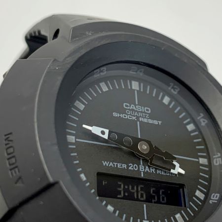  CASIO カシオ G-SHOCK クォーツ ラバー デジアナウォッチ AW-500BB-1EJF ブラック 腕時計 メンズ