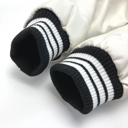  MLB スタジャン ジャケット サイズ L メンズ ブラック×ホワイト