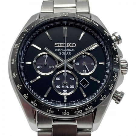  SEIKO セイコー セレクション クロノグラフ SBPY167 ブラック クォーツ メンズ 腕時計 箱・取説有 SEIKO SELECTION