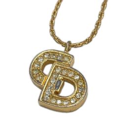 〇〇 Christian Dior クリスチャンディオール ネックレス CDロゴ ゴールド Bランク