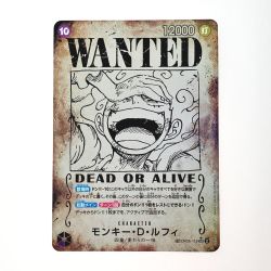☆☆  ワンピース トレカ モンキー・Ｄ・ルフィ WANTED OP05-119 SP パラレル Bランク