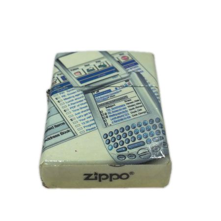  ZIPPO ジッポー オイルライター 2001年製 CELL PHONE DOWNTOWN DESIGN STUDIO 箱有
