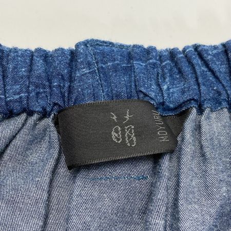  萌 MOYURU スカート 2123432 ブルー サイズ M～L レディース