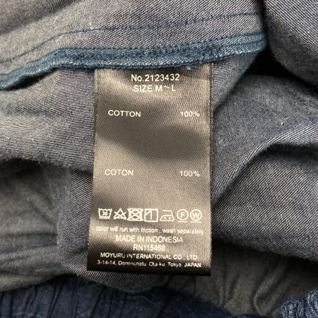  萌 MOYURU スカート 2123432 ブルー サイズ M～L レディース