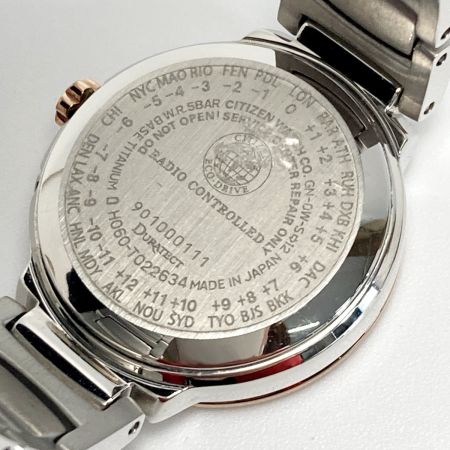 CITIZEN シチズン エクシード 12Pダイヤ H060-T022634 シェル文字盤 電波ソーラー レディース 腕時計 EXCEED