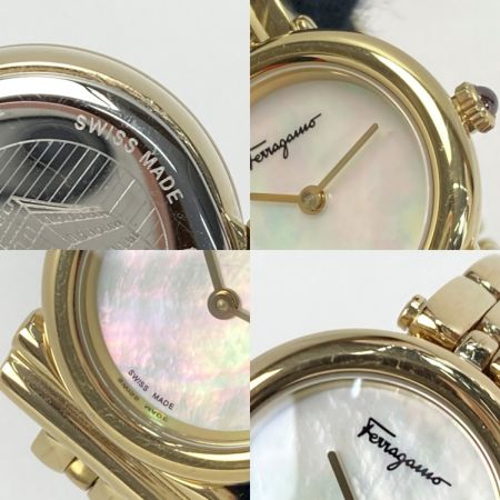 Salvatore Ferragamo サルヴァトーレフェラガモ ガンチーニ SFIK-121917910364 シェル文字盤 クォーツ レディース 腕時計