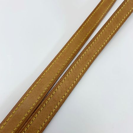  LOUIS VUITTON ルイヴィトン ヌメ革 レザー ベージュ ゴールド金具 100cm ショルダーストラップ  バッグ用アクセサリー ゴールド金具