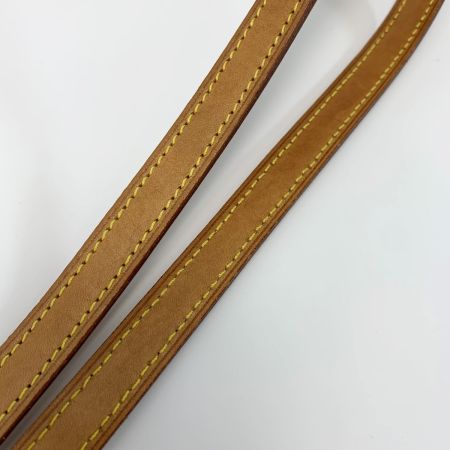  LOUIS VUITTON ルイヴィトン ヌメ革 レザー ベージュ ゴールド金具 100cm ショルダーストラップ  バッグ用アクセサリー ゴールド金具