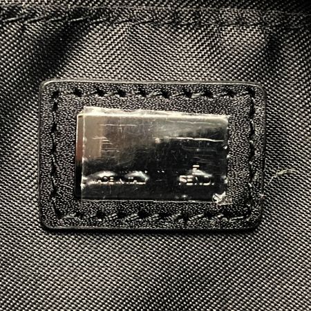  FENDI フェンディ ズッキーノ ワンショルダーバッグ 2408/8BR394/JQ4 048 ブラック ハンドバッグ キャンバス×レザー