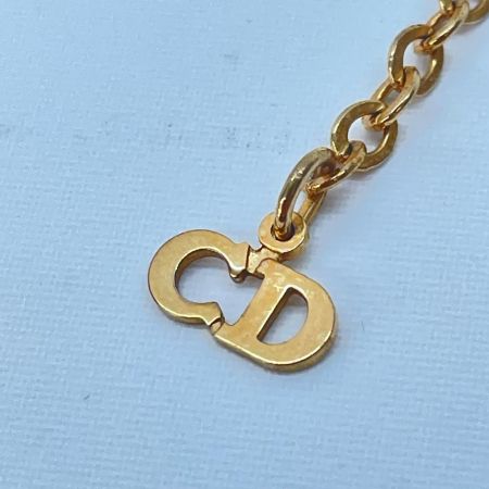  Christian Dior クリスチャンディオール レディース ネックレス CDロゴ ゴールド