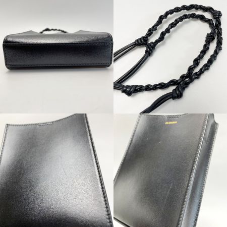  JIL SANDER ジルサンダー エンボスロゴ スモールサイズ J07WG0001 ブラック ショルダーバッグ レディース レザー