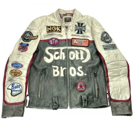  Schott ショット レザージャケット サイズ L メンズ 3171013 ホワイト