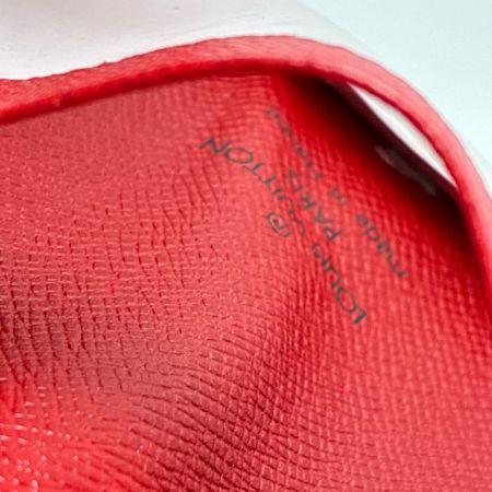 LOUIS VUITTON ルイヴィトン エピ ポルト2カルト カードケース M63207 カスティリアンレッド レザー 