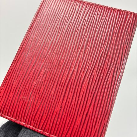 LOUIS VUITTON ルイヴィトン エピ ポルト2カルト カードケース M63207 カスティリアンレッド レザー 