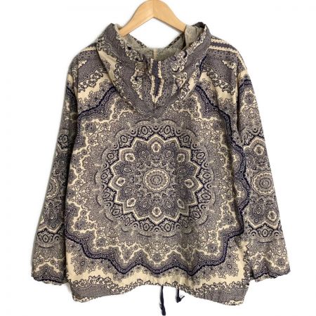  TENDERLOIN テンダーロイン ジャケット プルオーバー パーカー サイズ M メンズ T-PAISLEY HOODED BROWN ベージュ