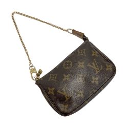 ☆☆ LOUIS VUITTON ルイヴィトン モノグラム ミニポシェット アクセソワール M58009 アクセサリーポーチ Cランク