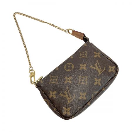  LOUIS VUITTON ルイヴィトン モノグラム ミニポシェット アクセソワール M58009 アクセサリーポーチ