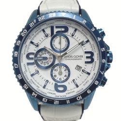 ☆☆ ANGEL CLOVER モンド MO44BNV-WH ホワイト クォーツ メンズ 腕時計 MONDO Bランク