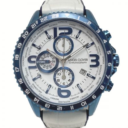  ANGEL CLOVER モンド MO44BNV-WH ホワイト クォーツ メンズ 腕時計 MONDO
