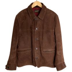 ☆☆ TENDERLOIN テンダーロイン レザージャケット 牛革 サイズ M メンズ ブラウン Bランク