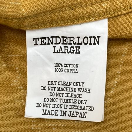 TENDERLOIN テンダーロイン シャツ サイズ Ｌ メンズ マスタード