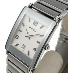 ☆☆ RADO ラドー ダイヤスター デイト 160.30486.3 シルバー クォーツ ボーイズ 腕時計 DIASTAR Cランク