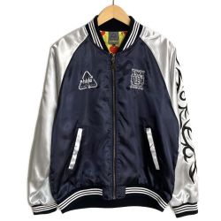 ☆☆  hide The 23rd Memorial スカジャン SIZE L 限定300枚 サイズ L メンズ ネイビー×シルバー Aランク