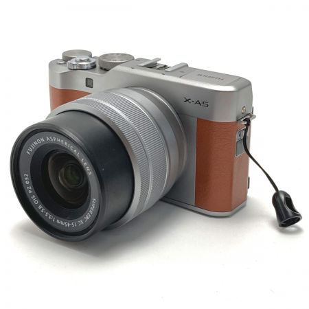  FUJIFILM フジフィルム ミラーレス一眼 レンズキット X-A5 ブラウン 箱付き