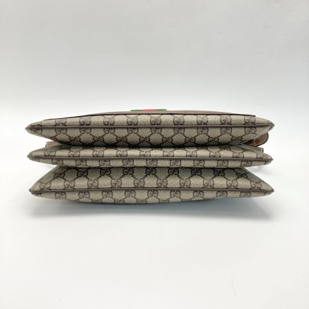  GUCCI グッチ オールドグッチ シェリーライン ショルダーバッグ 010.378 ブラウン 2WAY ハンドバッグ