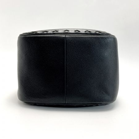  Yves Saint Laurent イブサンローラン 巾着 2WAYバッグ ショルダーバッグ ハンドバッグ ブラック レザー ヴィンテージ