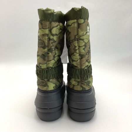  SOREL ソレル ユースフルーリー プリント ブーツ NY5195-356 オリーブ SIZE 24cm キッズ ジュニア