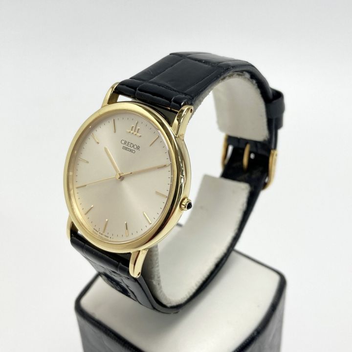 SEIKO セイコー クレドール 18K 8J81-7000 クォーツ メンズ 腕時計 CREDOR｜中古｜なんでもリサイクルビッグバン