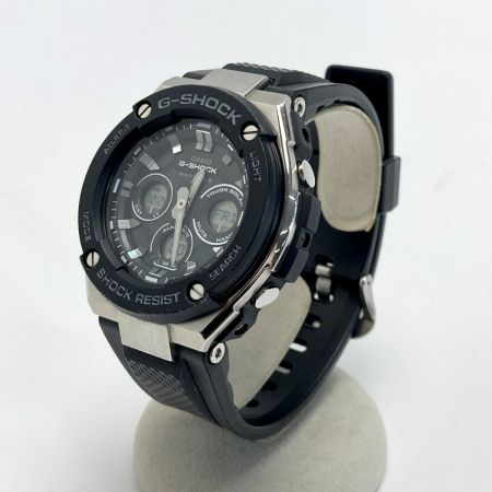  CASIO カシオ G-SHOCK G-STEEL アナデジ GST-W300-1AJF 電波ソーラー メンズ 腕時計