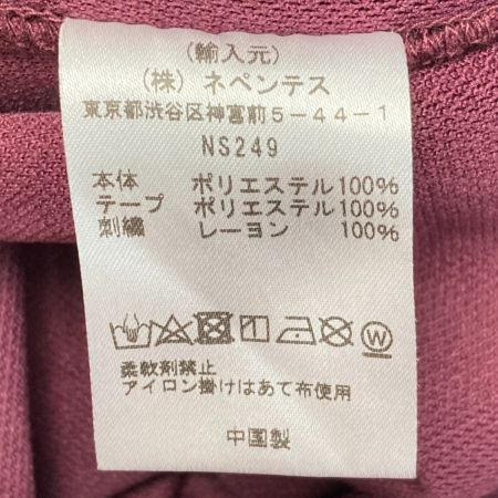  NEEDLES パンツ トラックパンツ サイズ S レディース NS249 ワインレッド