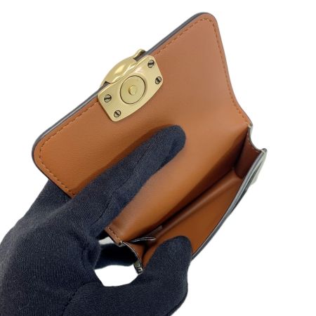  COACH コーチ 財布 ケース カードケース CH825 オリーブ レディース ゴールド金具