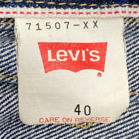  LEVI'S リーバイス デニムジャケット J02 復刻モデル 71507-xx インディゴ サイズ 40 日本製 メンズ