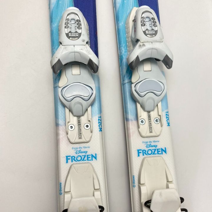 ROSSIGNOL ロシニョール Jrスキー アナ雪 122cm アナと雪の女王 スキー板 スキー ビンディングセット  スカイブルー｜中古｜なんでもリサイクルビッグバン