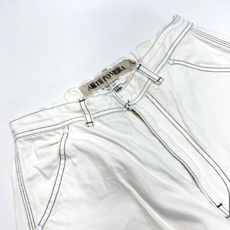  ARTE POVERAun prodotto giapponese デニムパンツ サイズ S レディース ホワイト