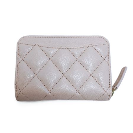  CHANEL シャネル マトラッセ キャビアスキン コインケース  AP0216 ピンク 財布 ゴールド金具