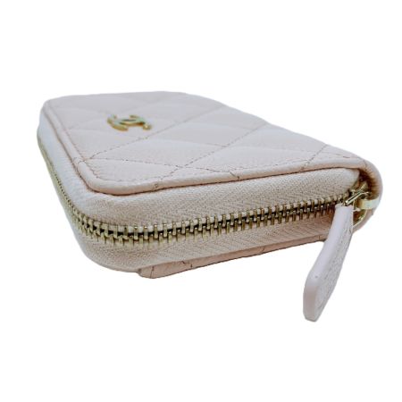  CHANEL シャネル マトラッセ キャビアスキン コインケース  AP0216 ピンク 財布 ゴールド金具