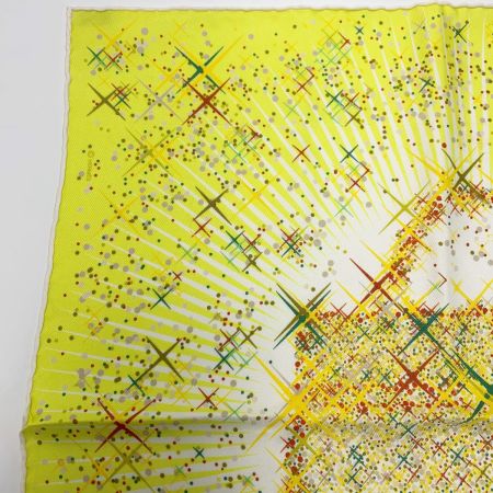  HERMES エルメス マジックケリー イエロー シルクスカーフ レディース