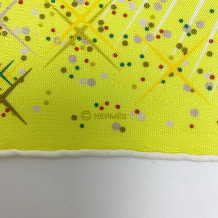  HERMES エルメス マジックケリー イエロー シルクスカーフ レディース
